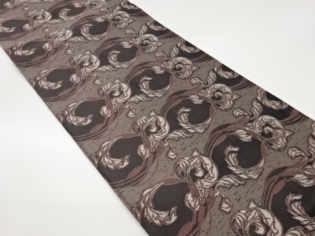 JAPANESE FUKURO OBI / WOVEN ARABESQUE